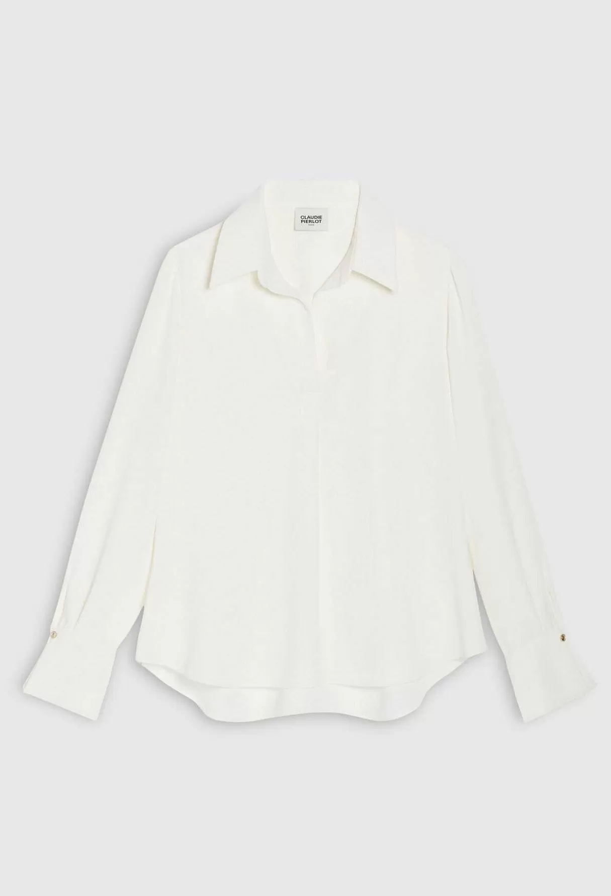 Claudie Pierlot Blouse Fluide Ecrue Sale