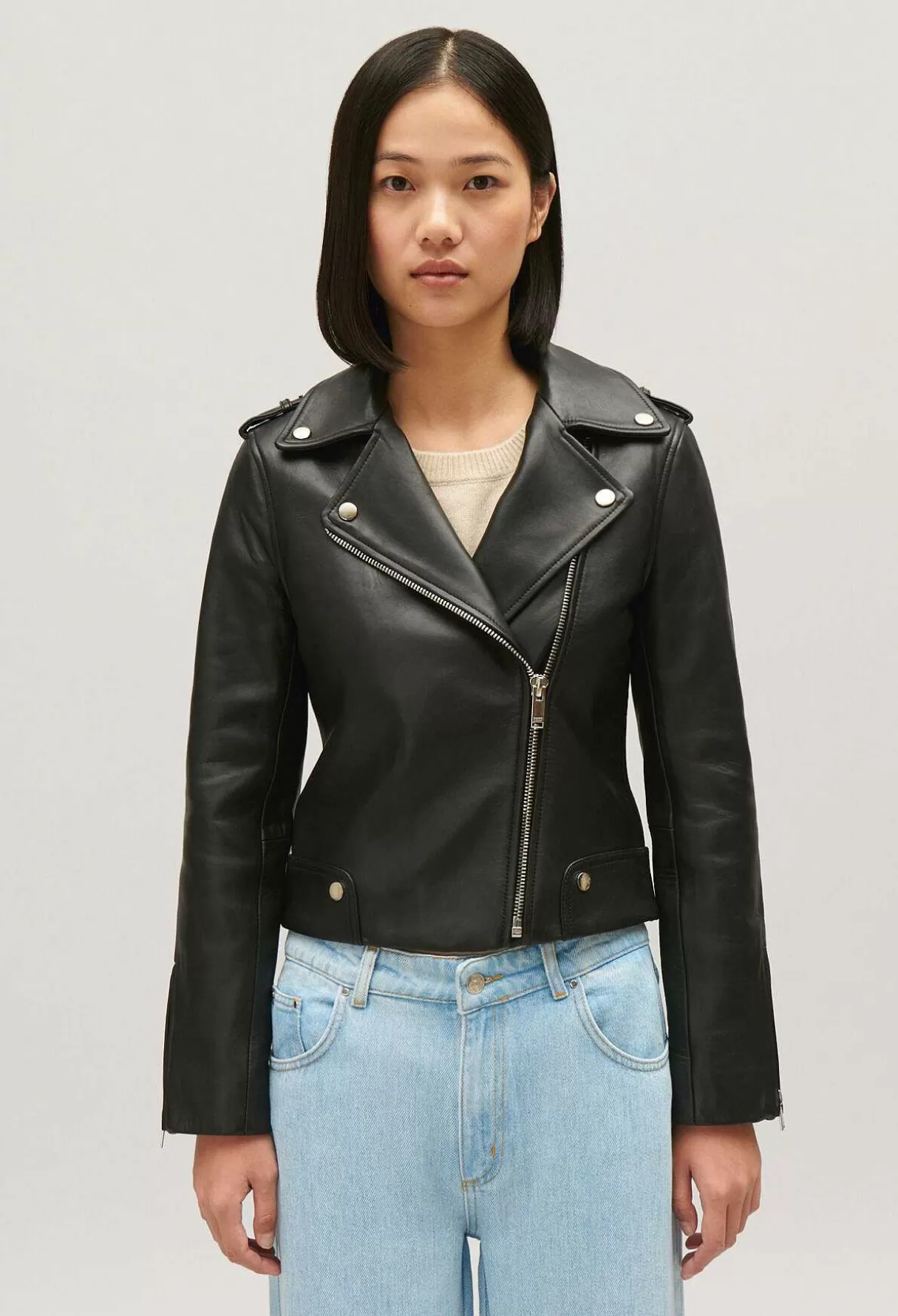 Claudie Pierlot Blouson Cuir Flash Sale