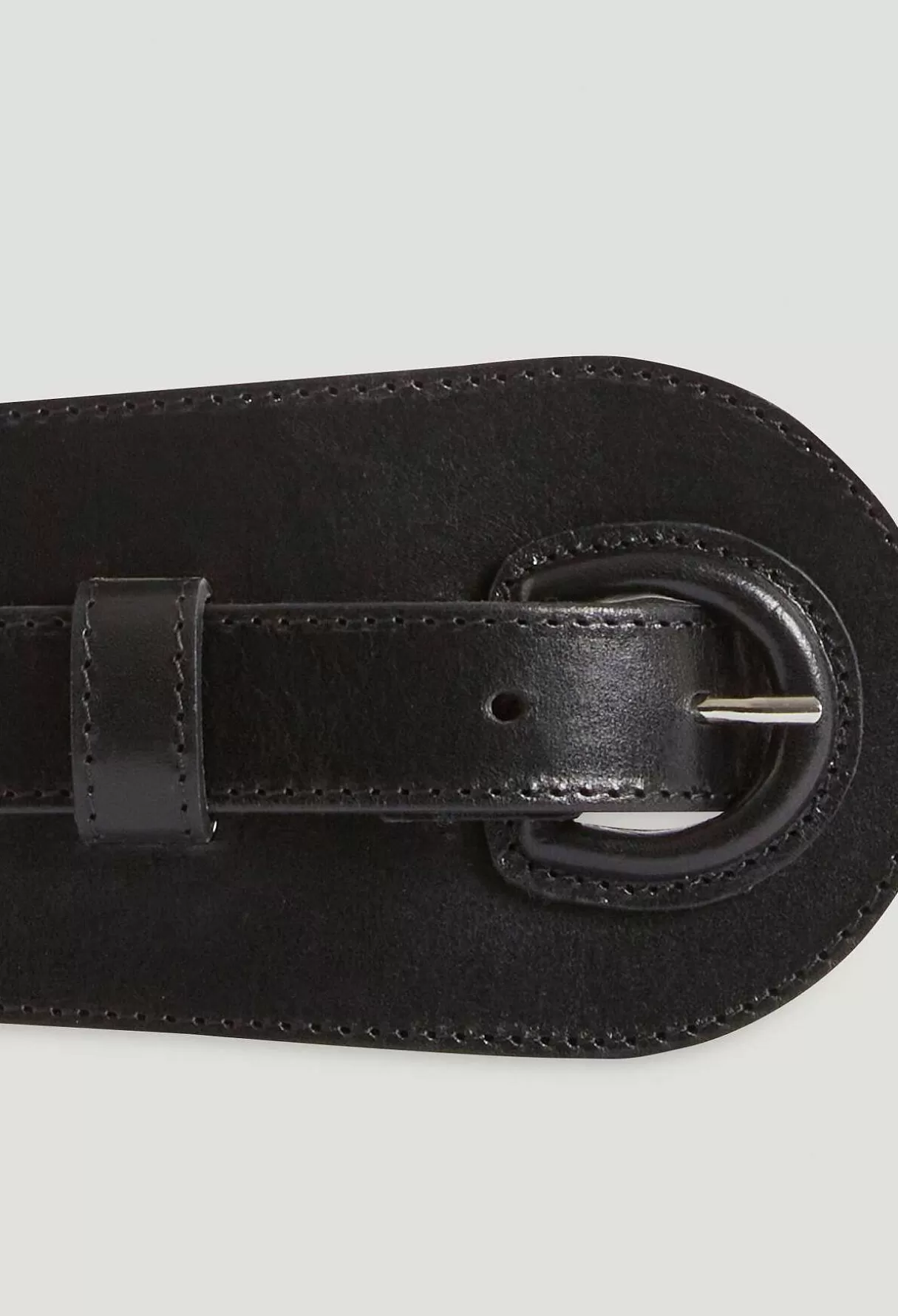 Claudie Pierlot Ceinture Cuir Noir New