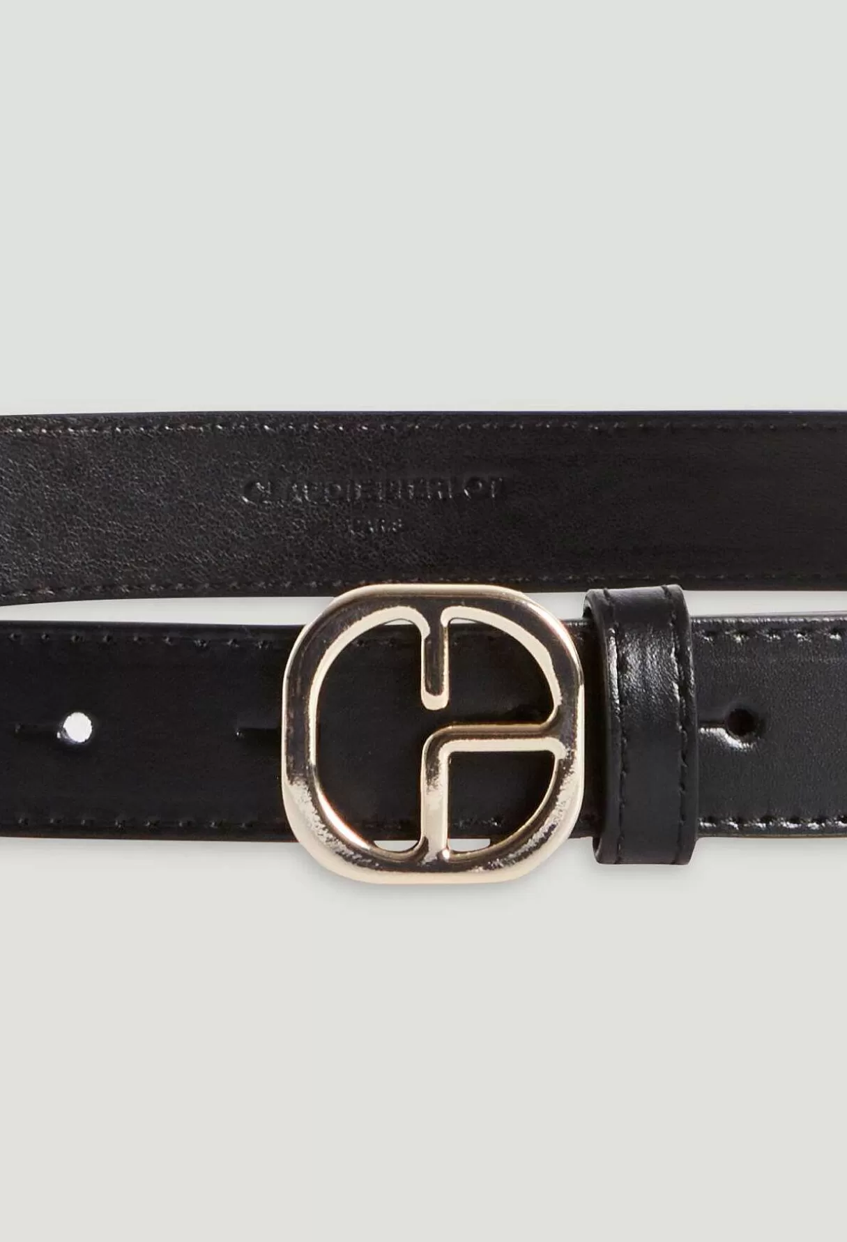 Claudie Pierlot Ceinture Cuir Noir Cheap