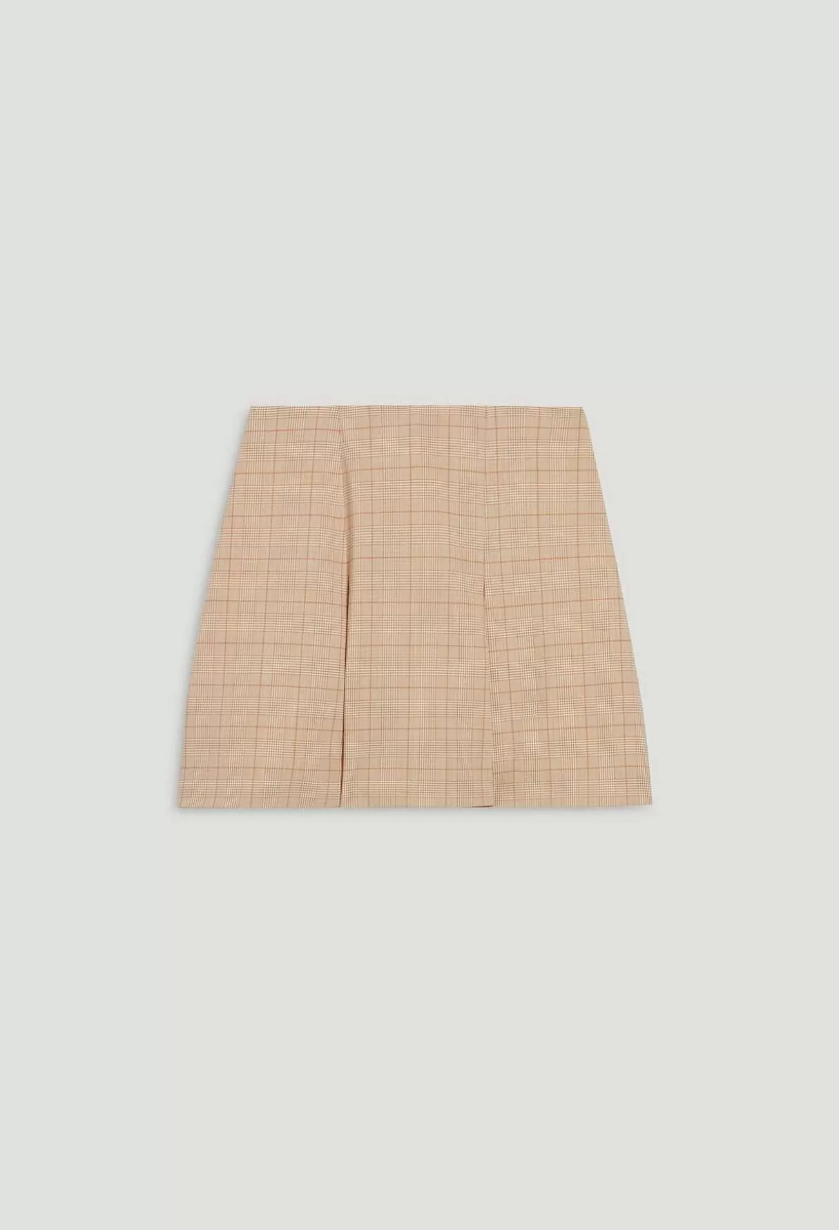 Claudie Pierlot Jupe Trapeze Carreaux Beige Shop