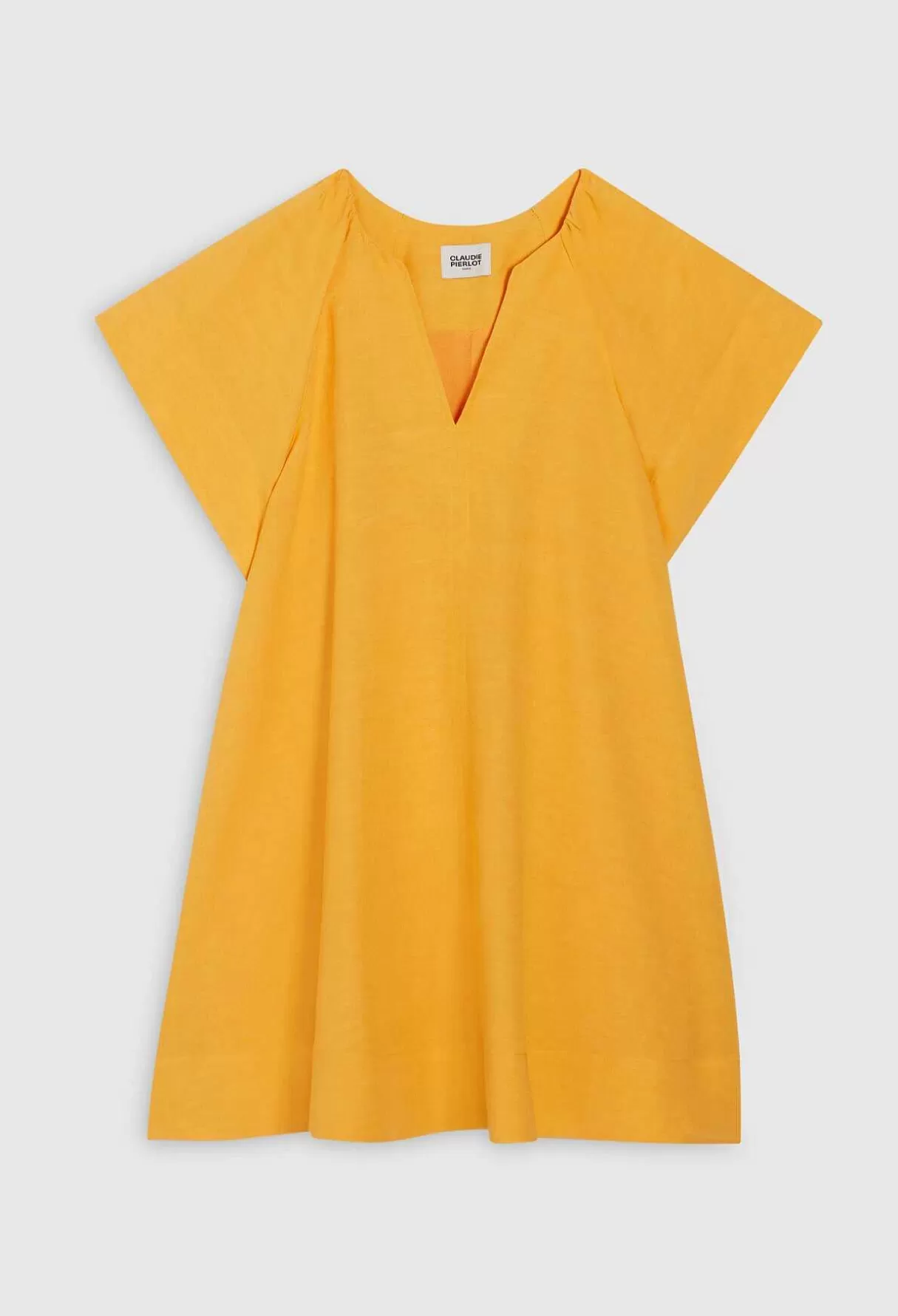 Claudie Pierlot Robe Courte Jaune Sale