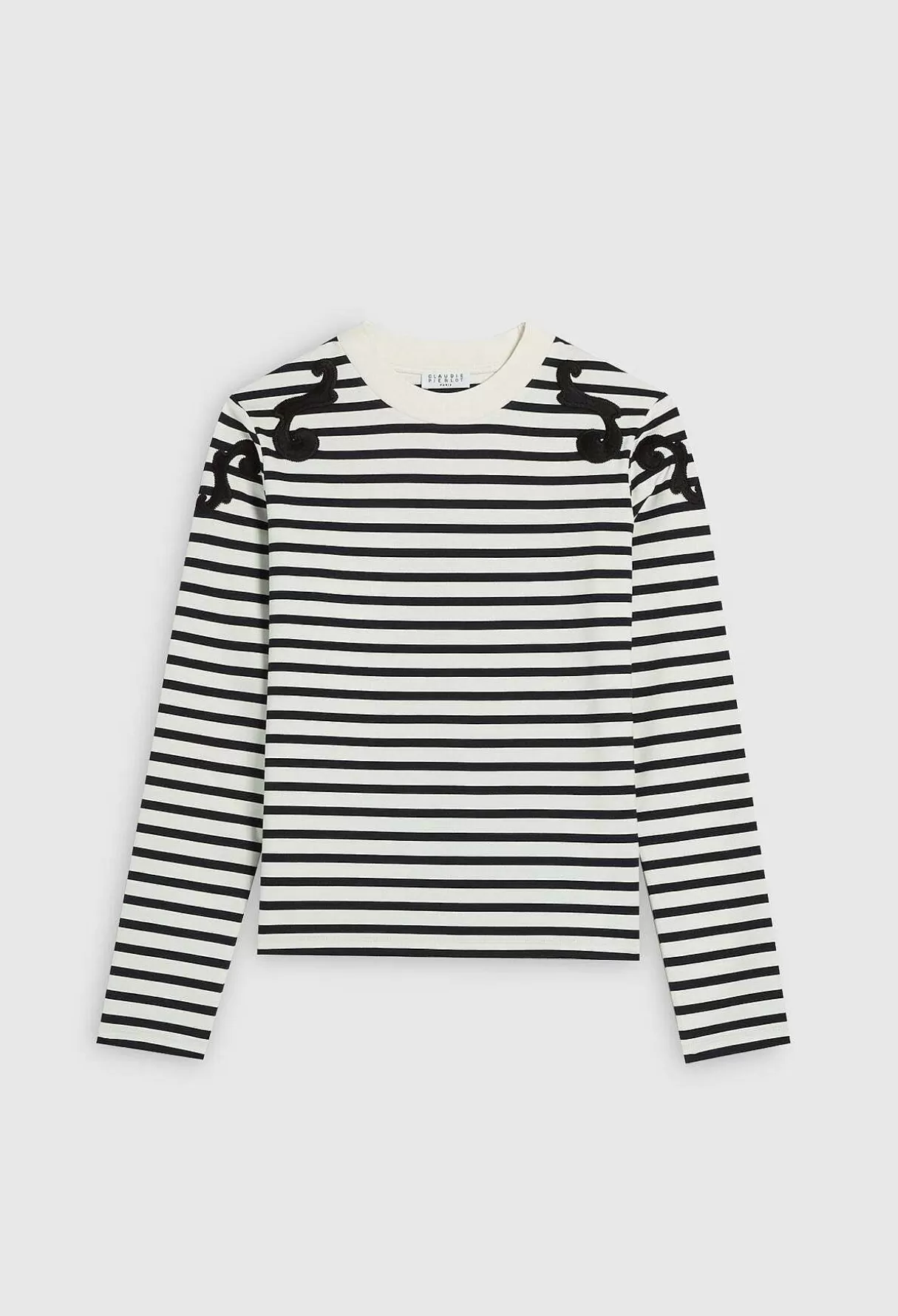 Claudie Pierlot T-Shirt Mariniere Manches Longues Outlet